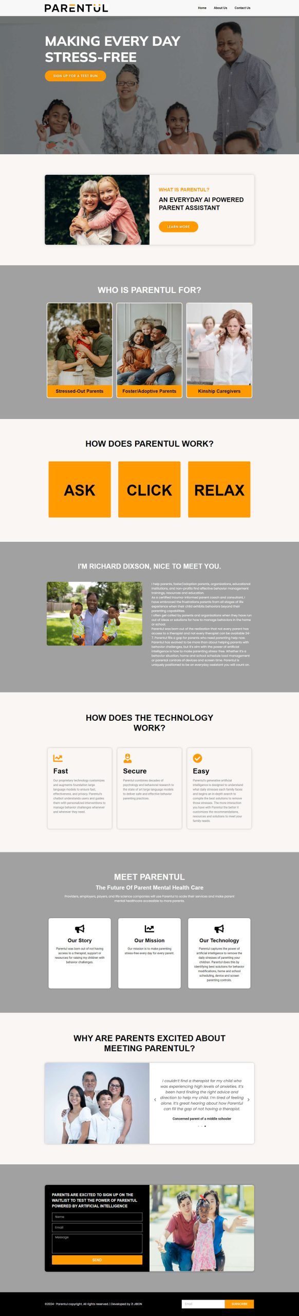 parentul Website With Elementor